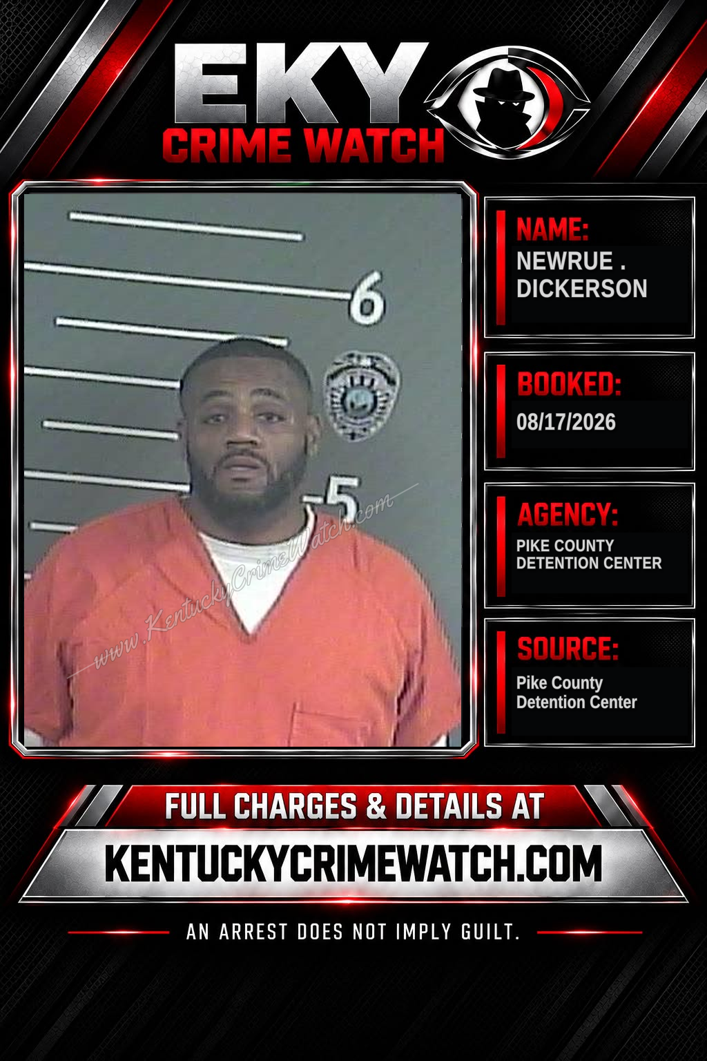 NEWRUE . DICKERSON booking image