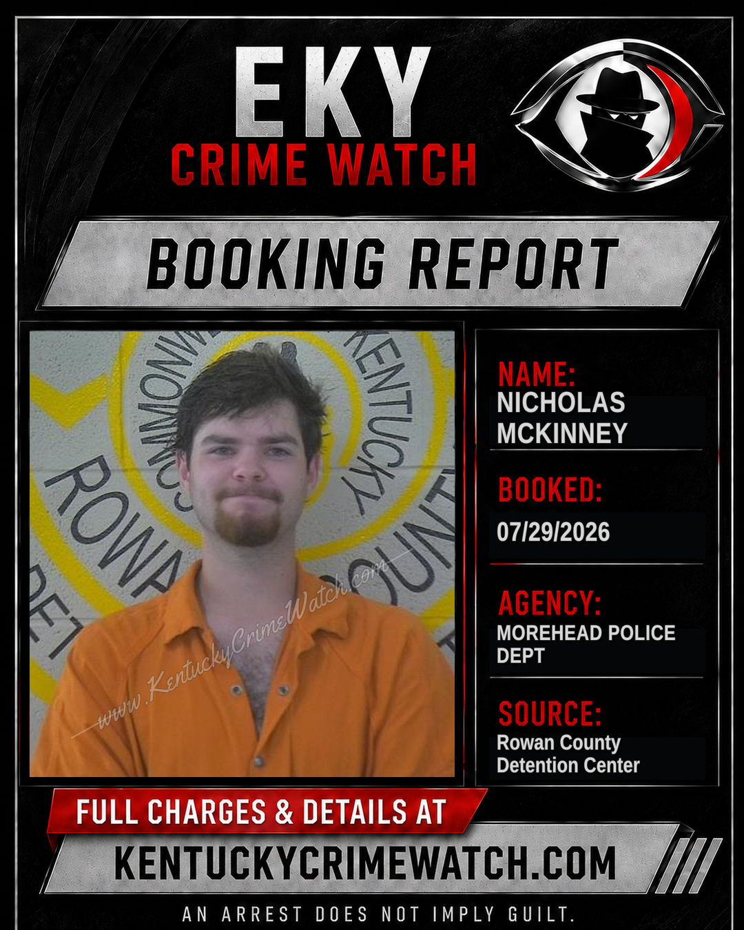 NICHOLAS MCKINNEY booking image