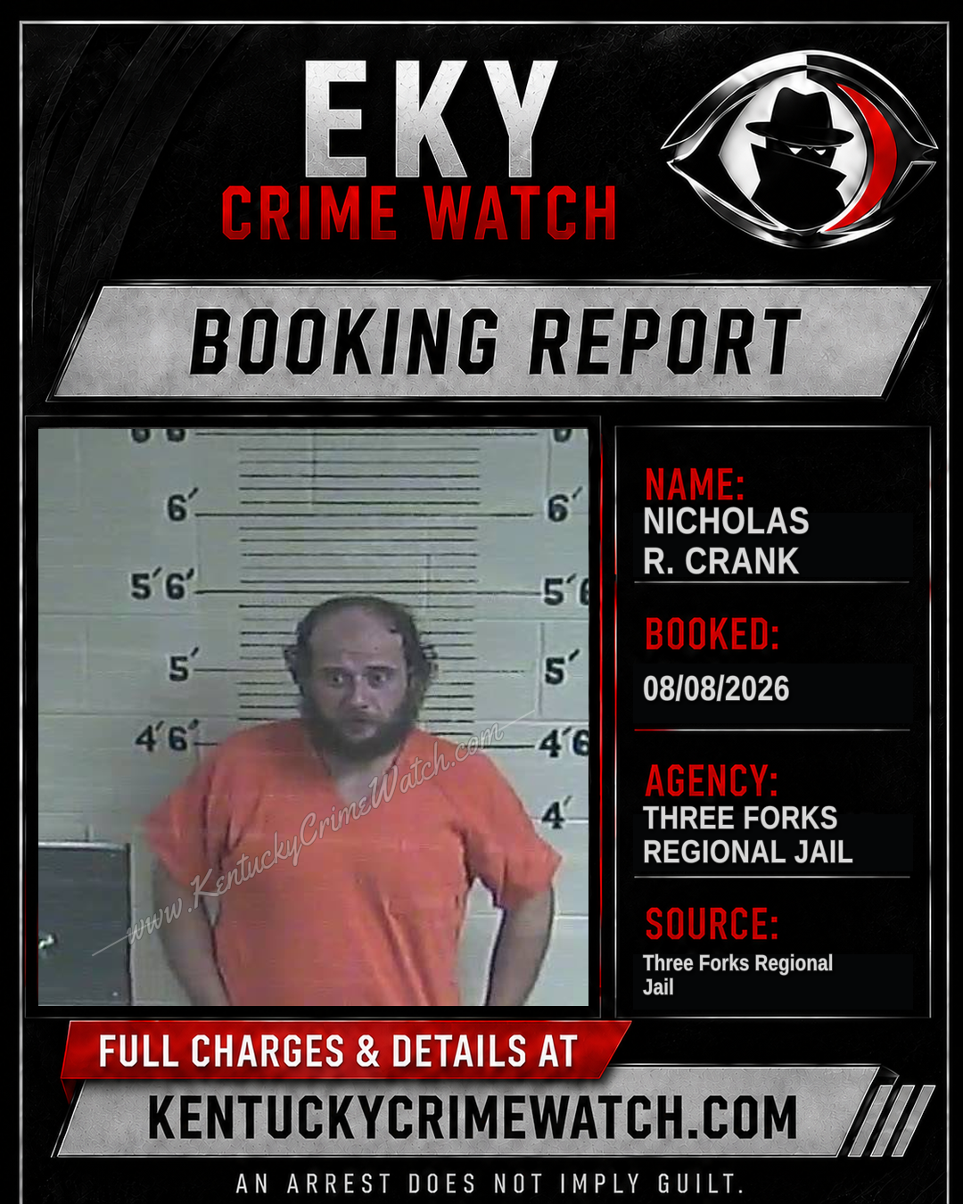 Nicholas R. Crank booking image