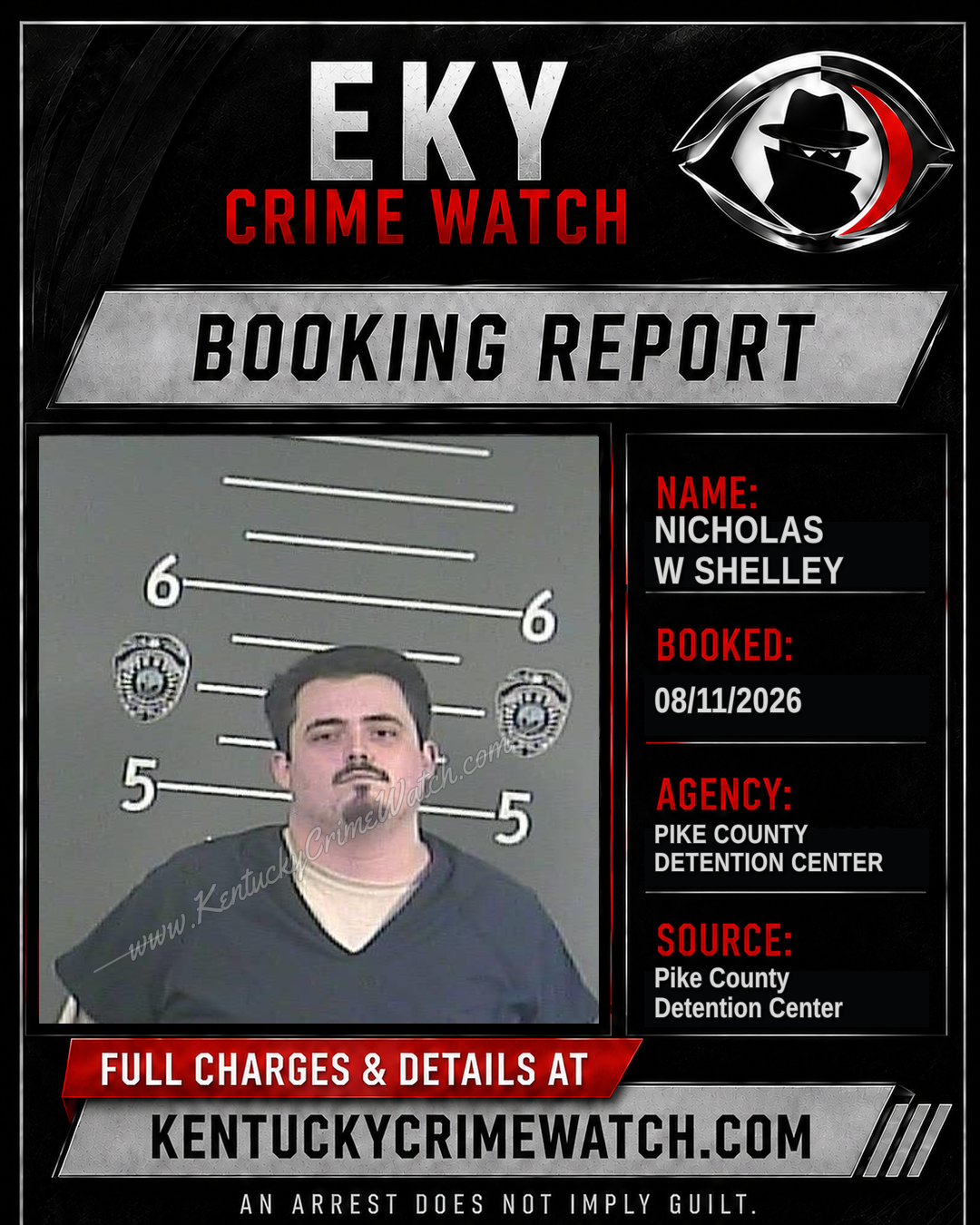 NICHOLAS W SHELLEY booking image