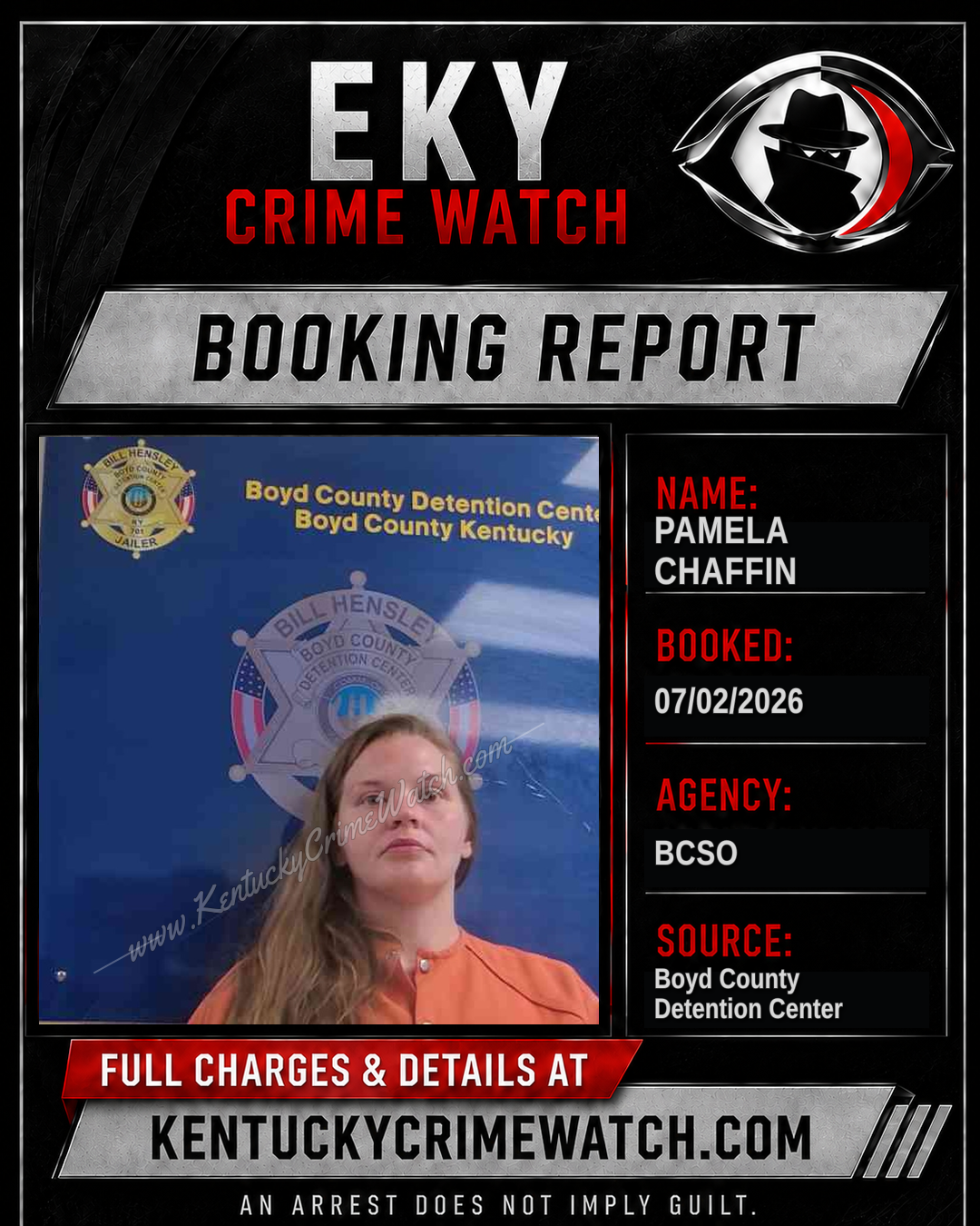 PAMELA CHAFFIN booking image