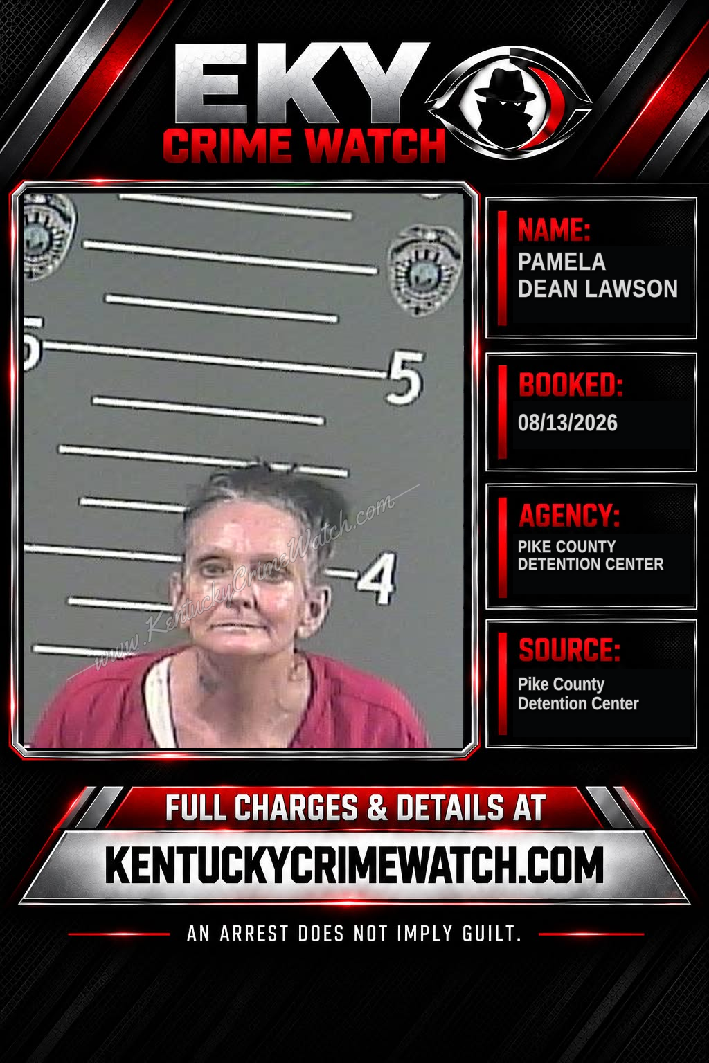 PAMELA DEAN LAWSON booking image