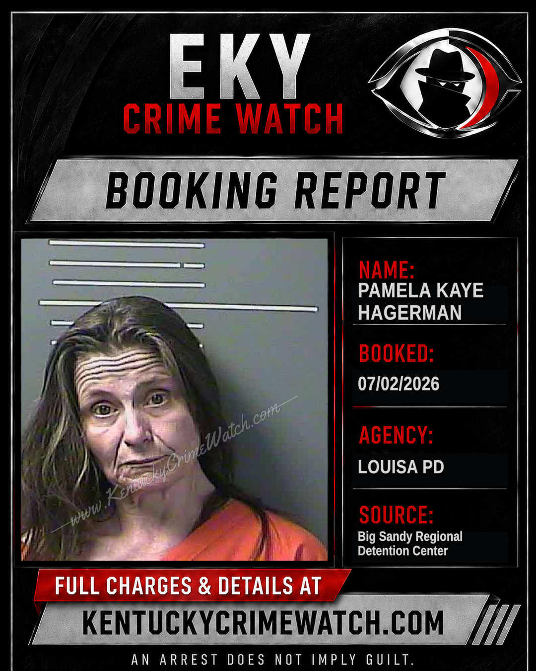 PAMELA KAYE HAGERMAN booking image