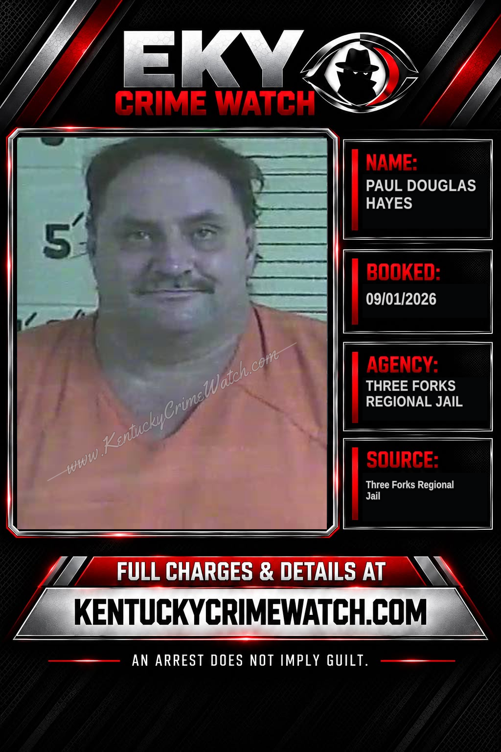 PAUL DOUGLAS HAYES booking image