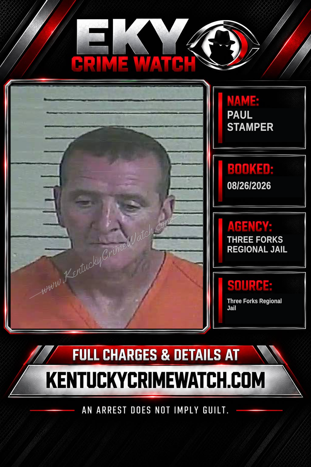 Paul Stamper booking image