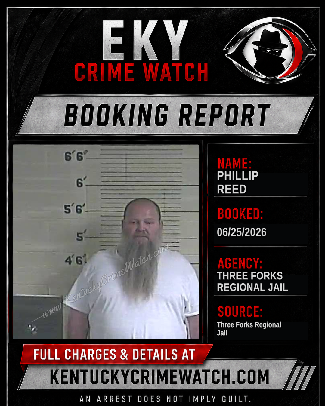 Phillip Reed booking image