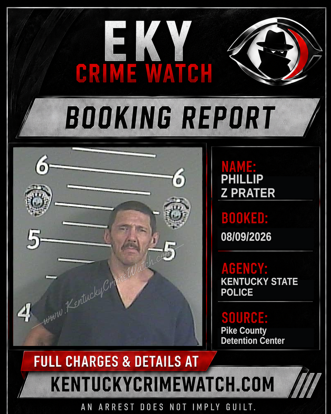 PHILLIP Z PRATER booking image