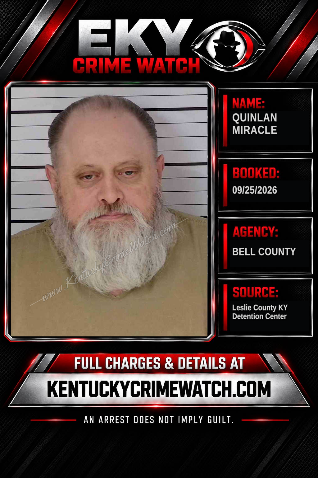 QUINLAN MIRACLE booking image