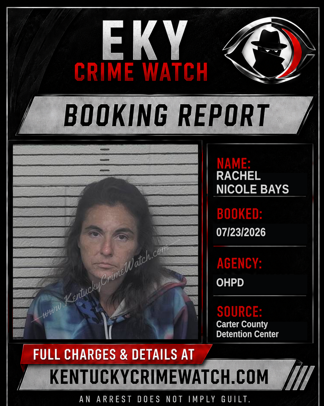 RACHEL NICOLE BAYS booking image