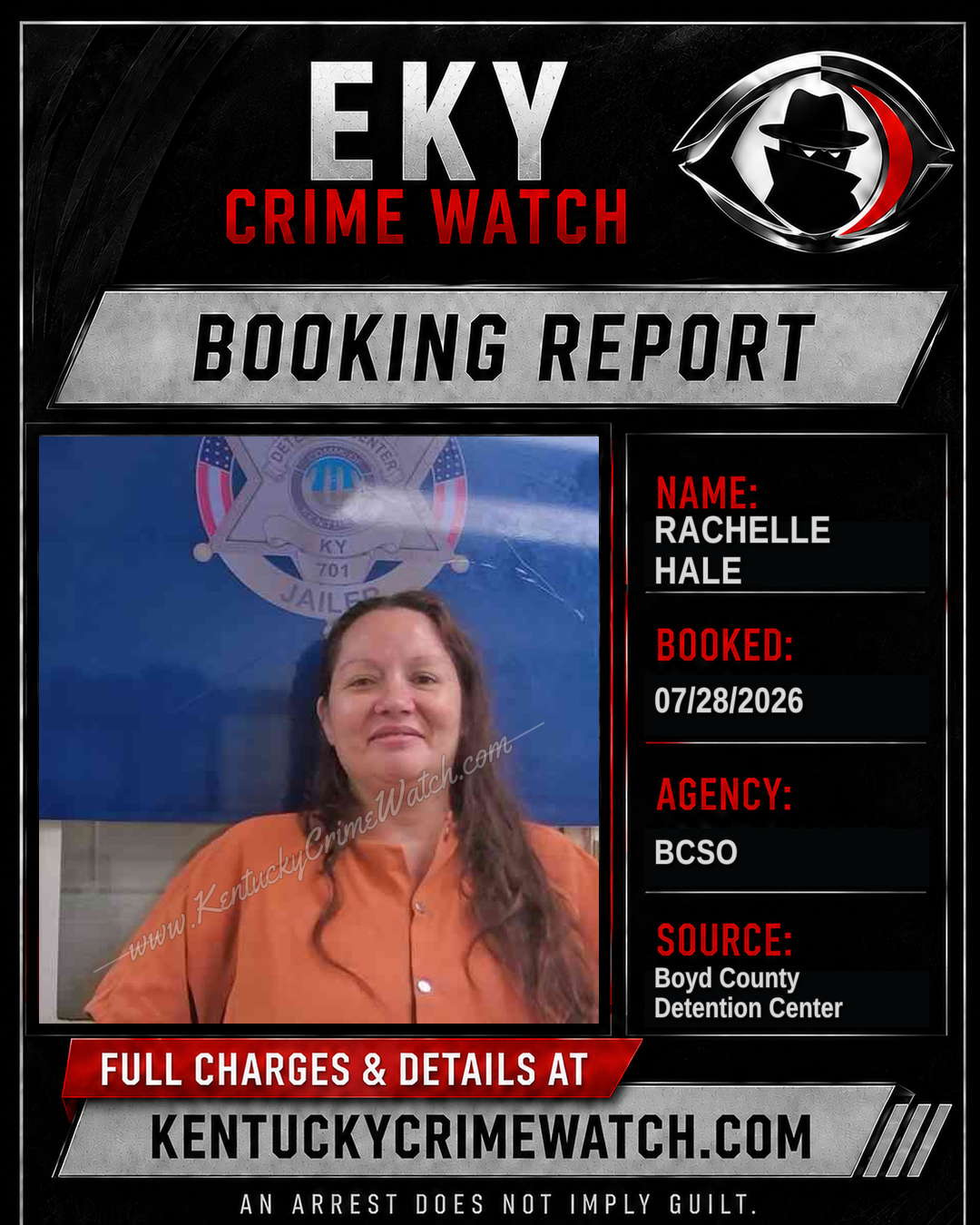 RACHELLE HALE booking image