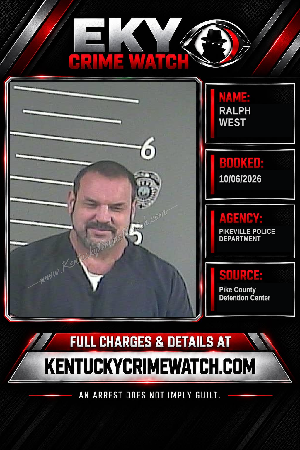 RALPH WEST booking image