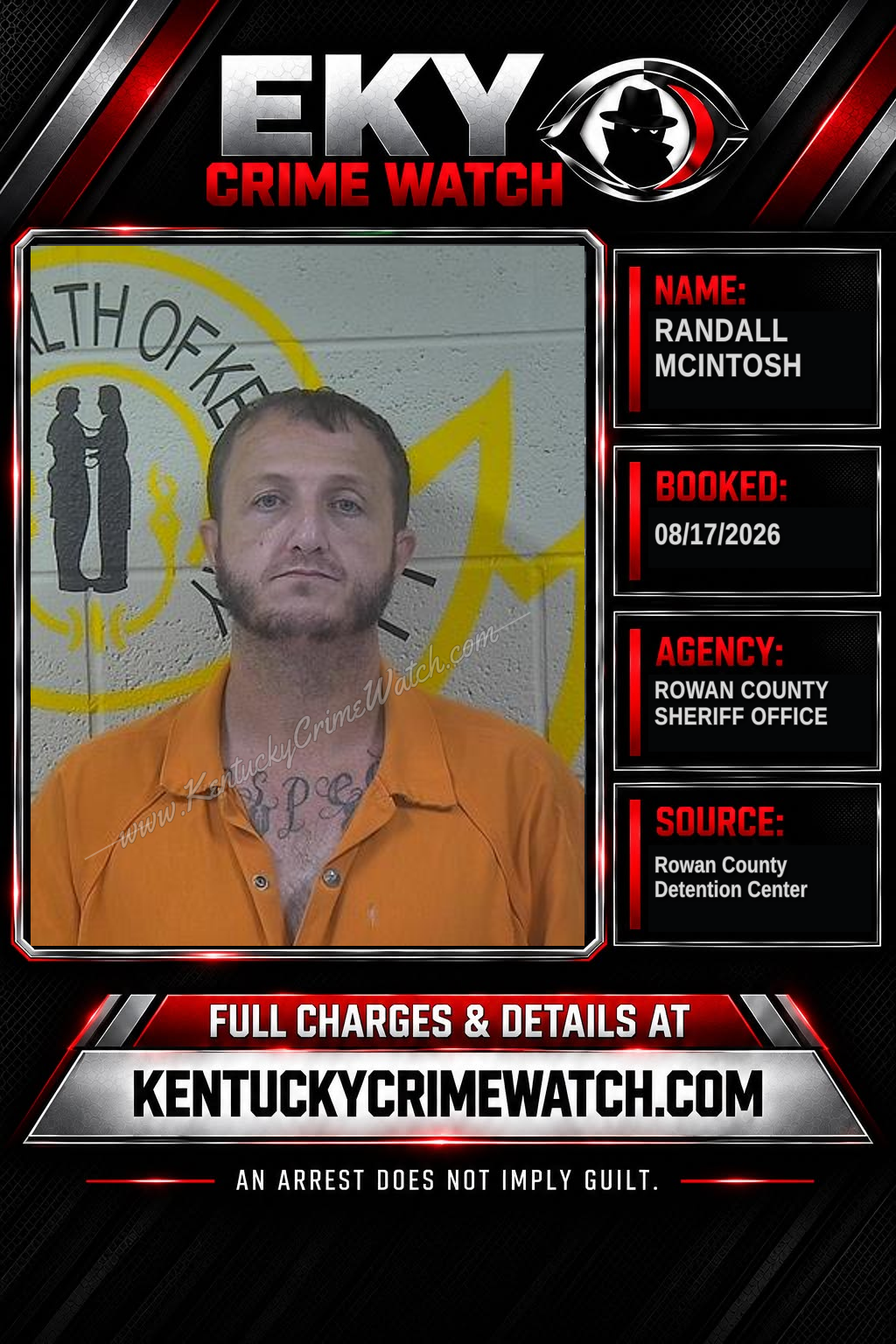 RANDALL MCINTOSH booking image