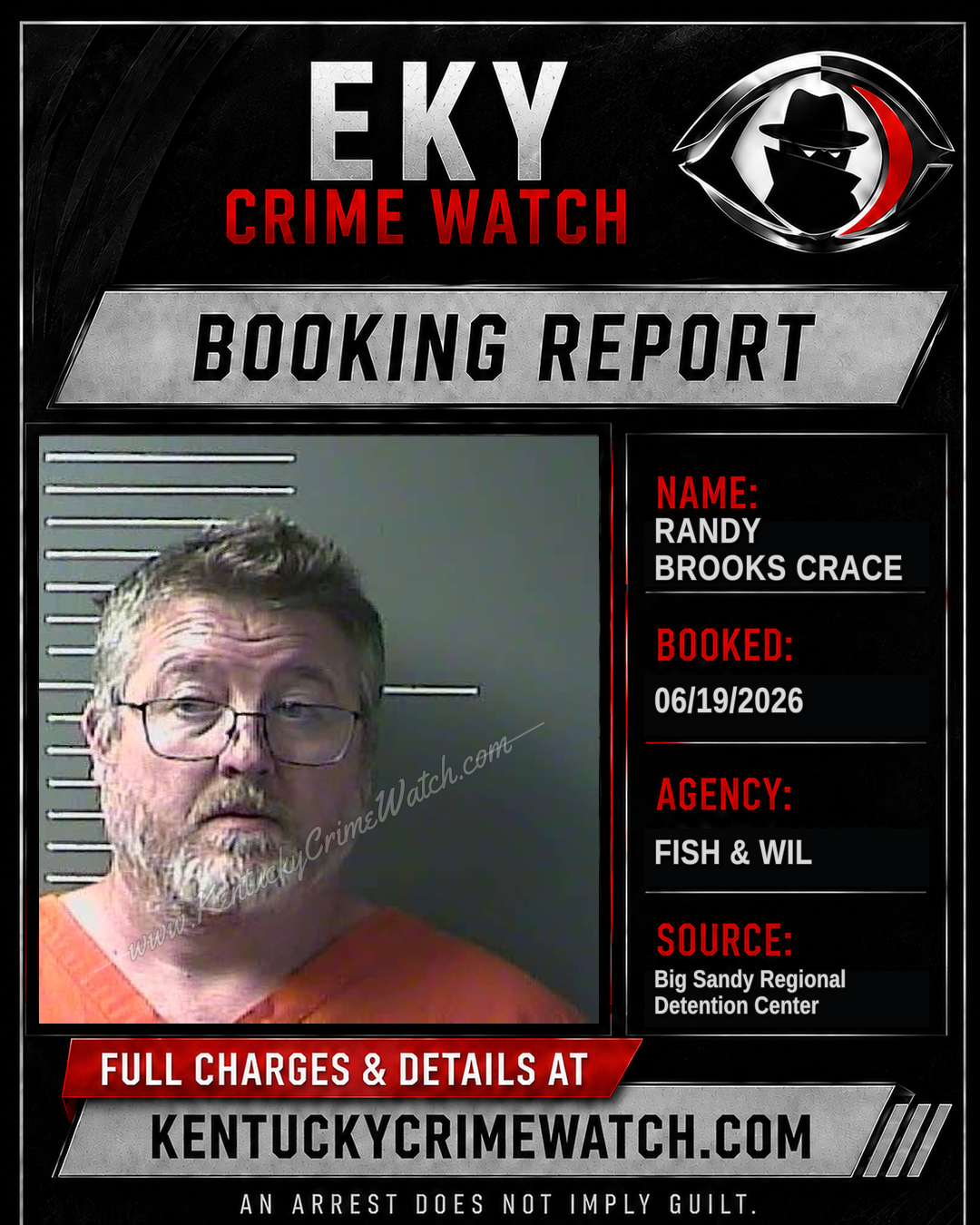 RANDY BROOKS CRACE booking image