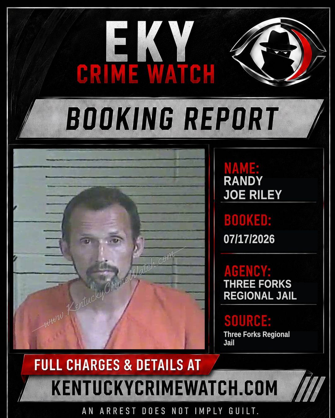Randy Joe Riley booking image