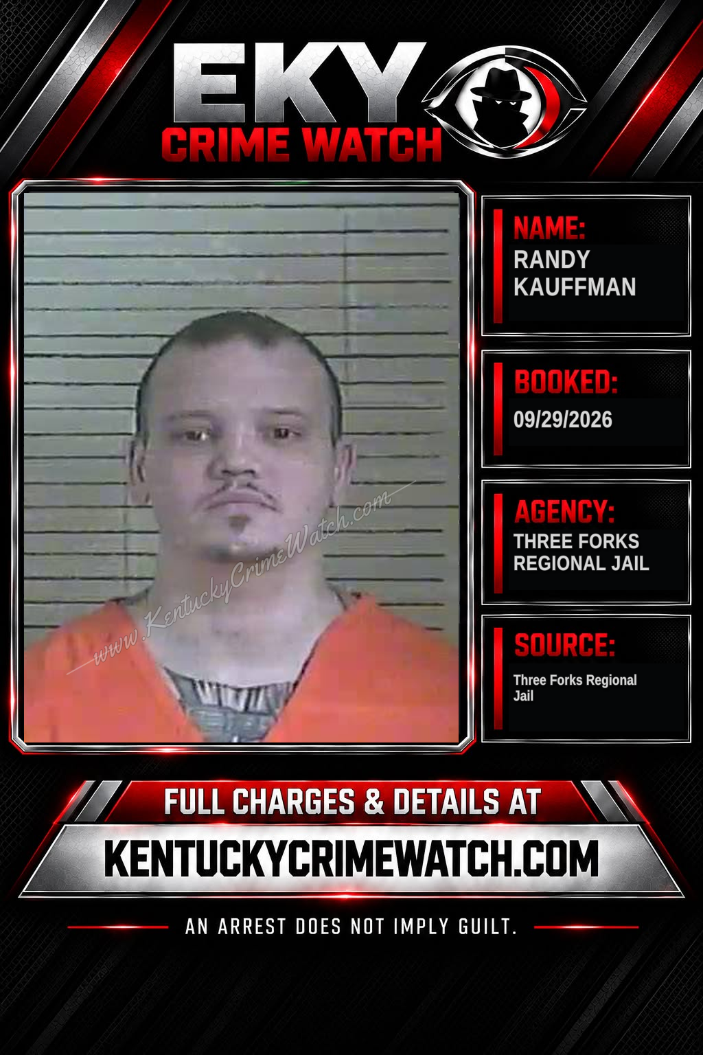 Randy Kauffman booking image