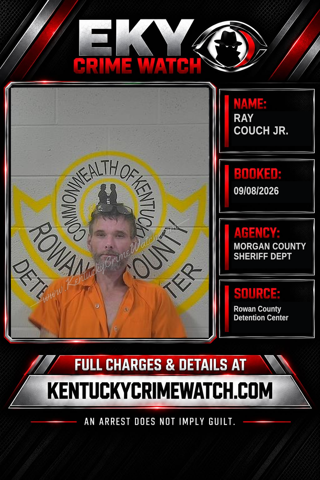 RAY COUCH Jr. booking image