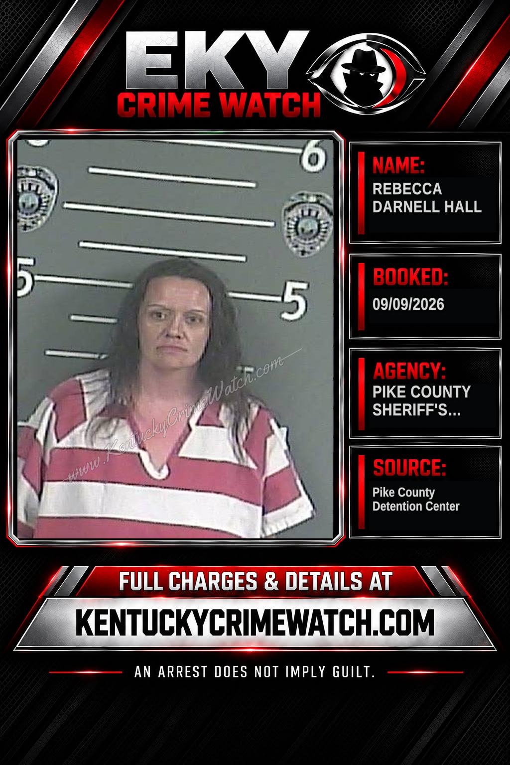 REBECCA DARNELL HALL booking image
