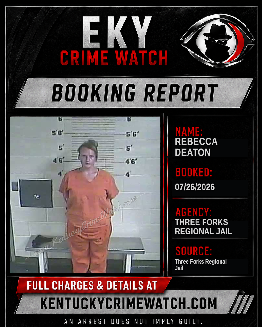Rebecca Deaton booking image