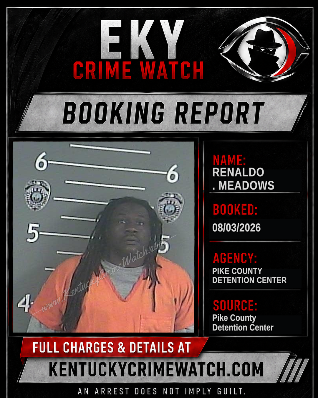 RENALDO . MEADOWS booking image