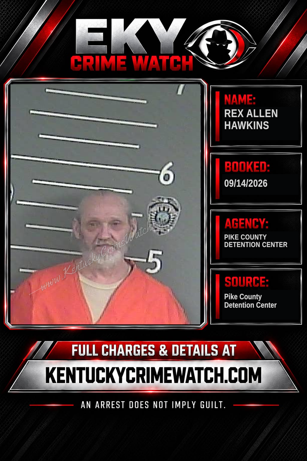 REX ALLEN HAWKINS booking image