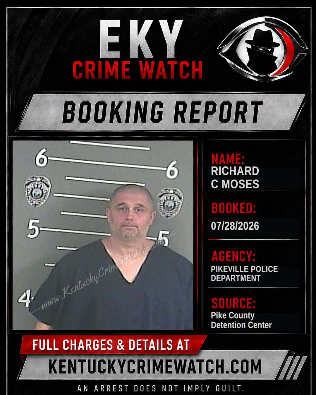 RICHARD C MOSES booking image