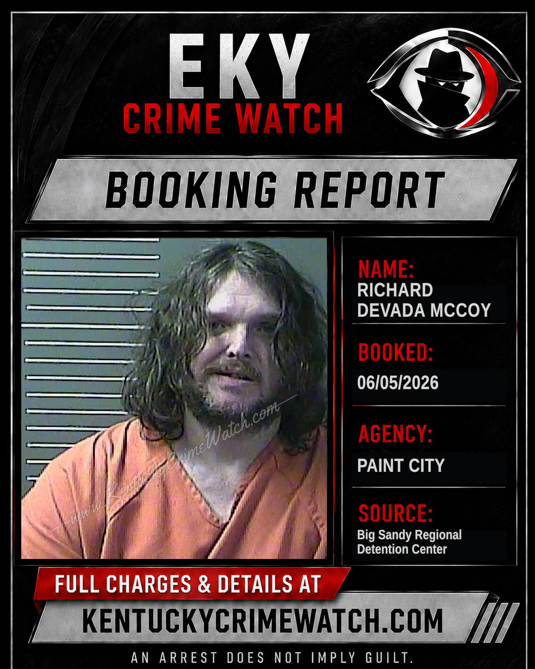 RICHARD DEVADA MCCOY booking image