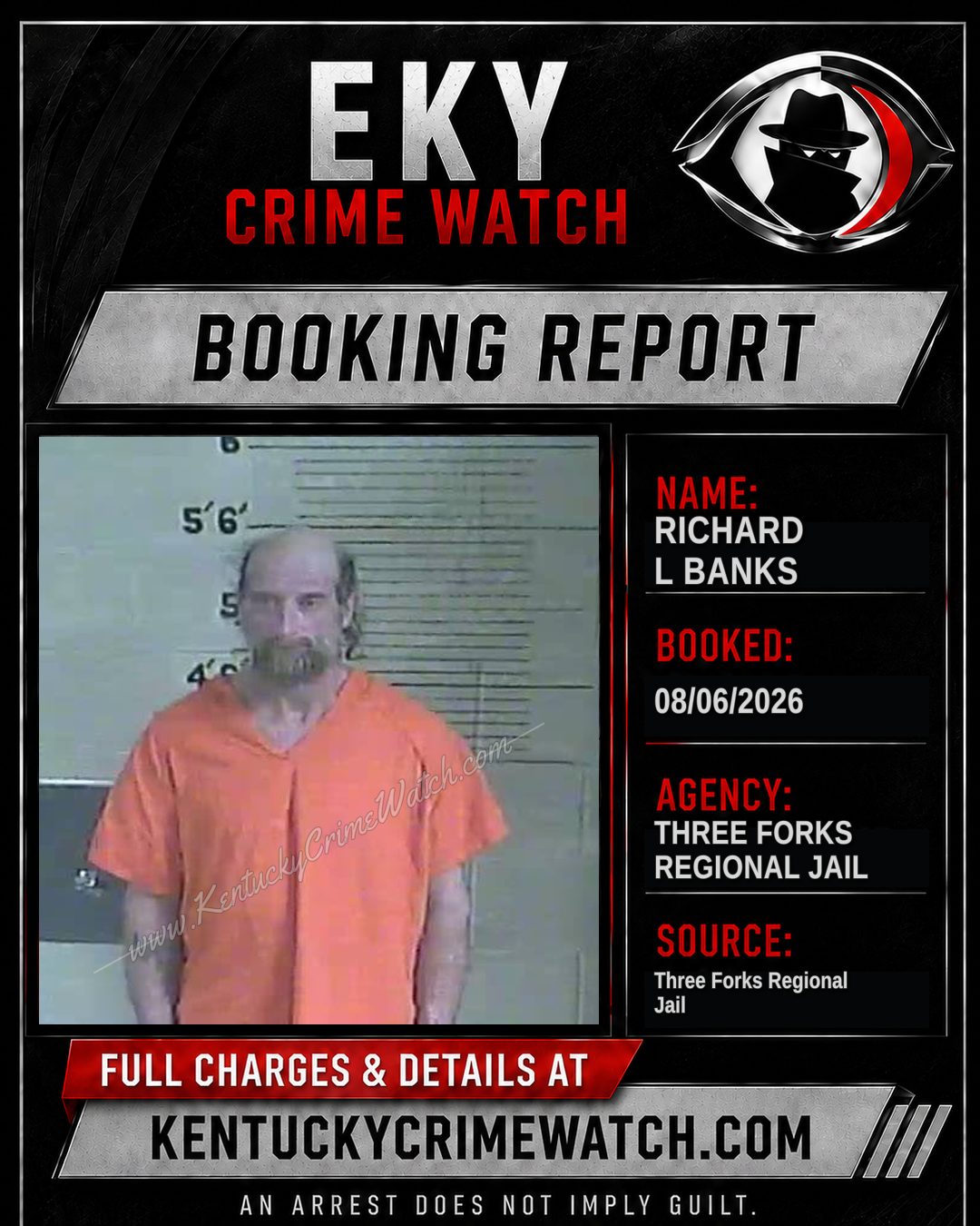 Richard L Banks booking image