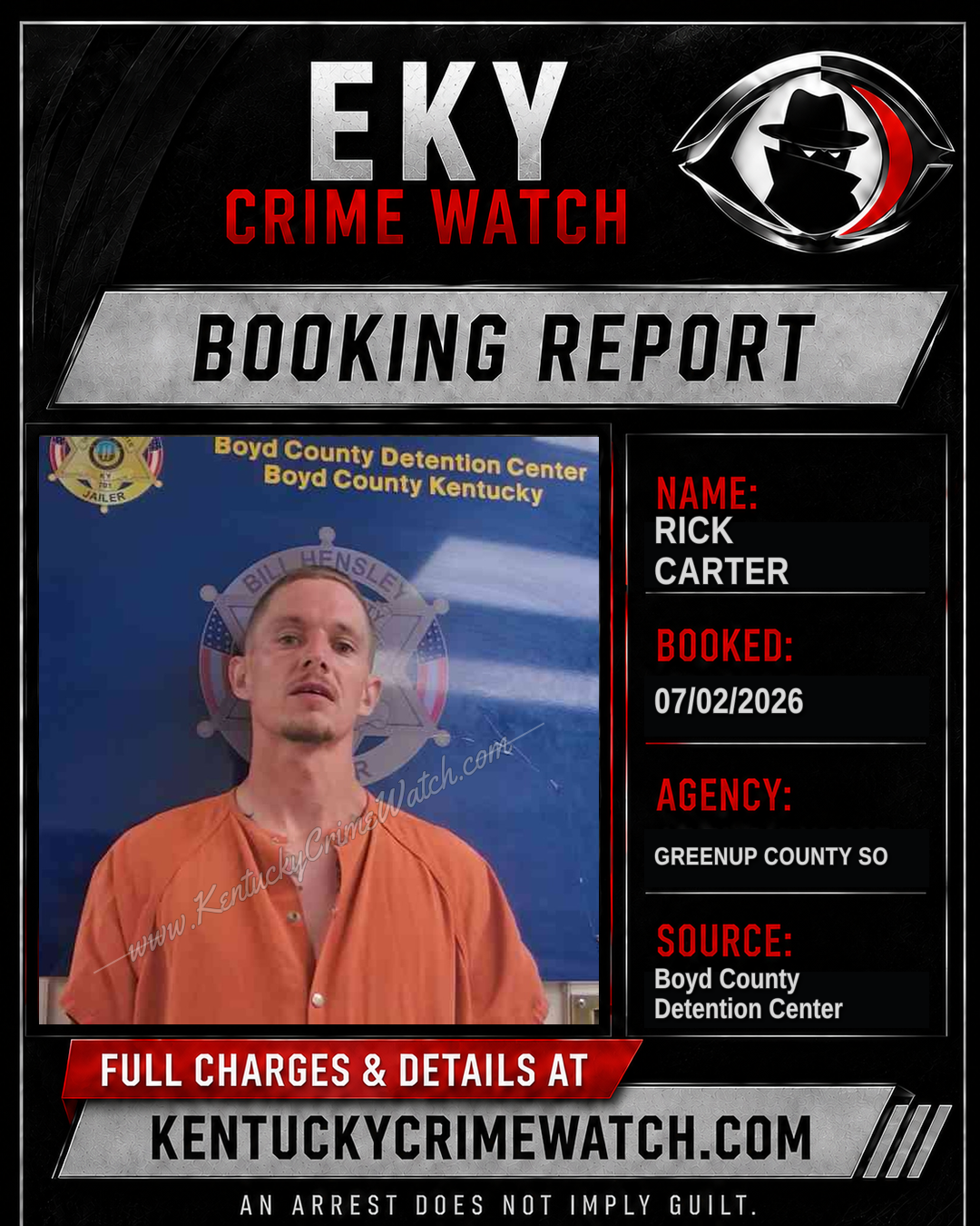 RICK CARTER booking image