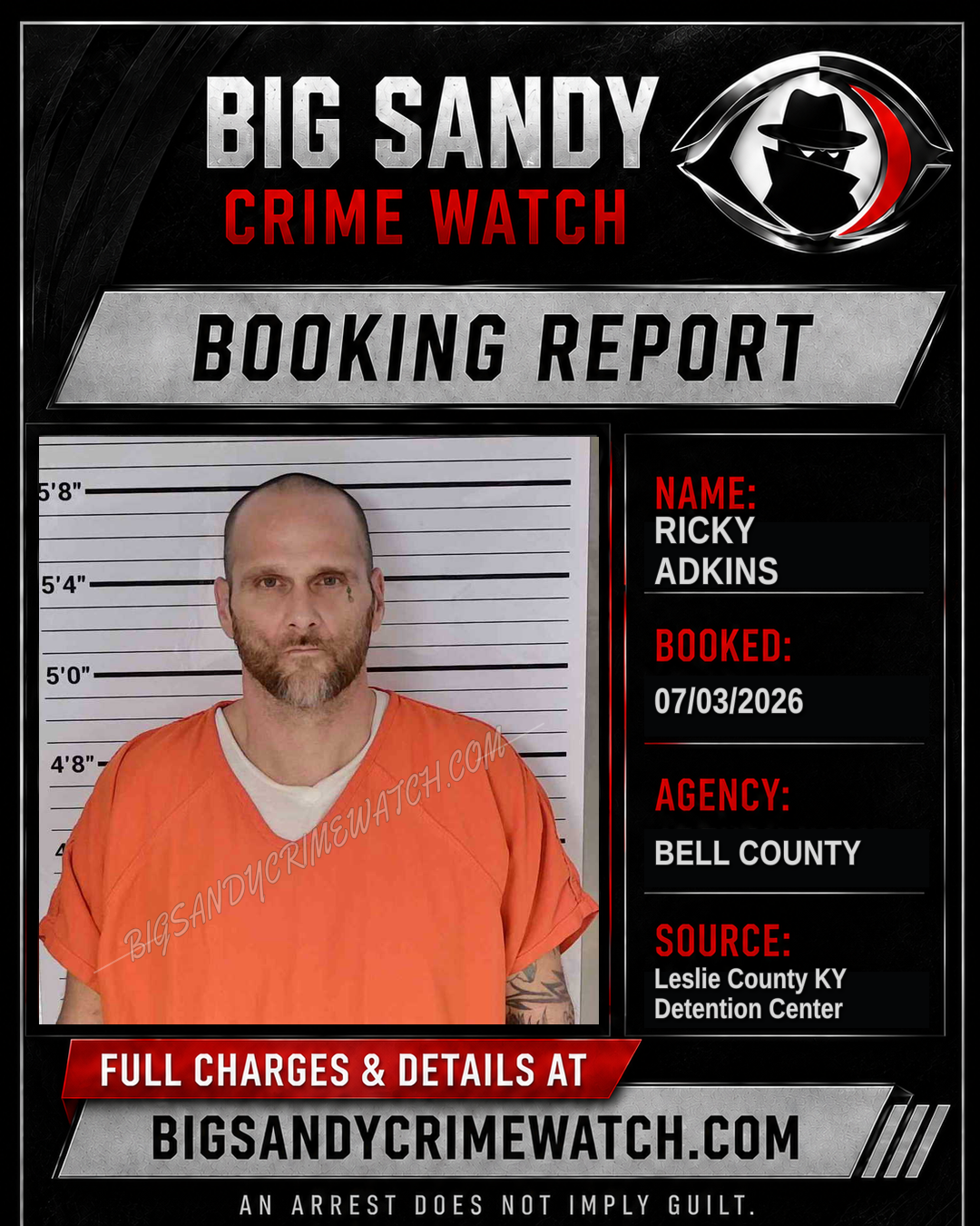 RICKY ADKINS booking image