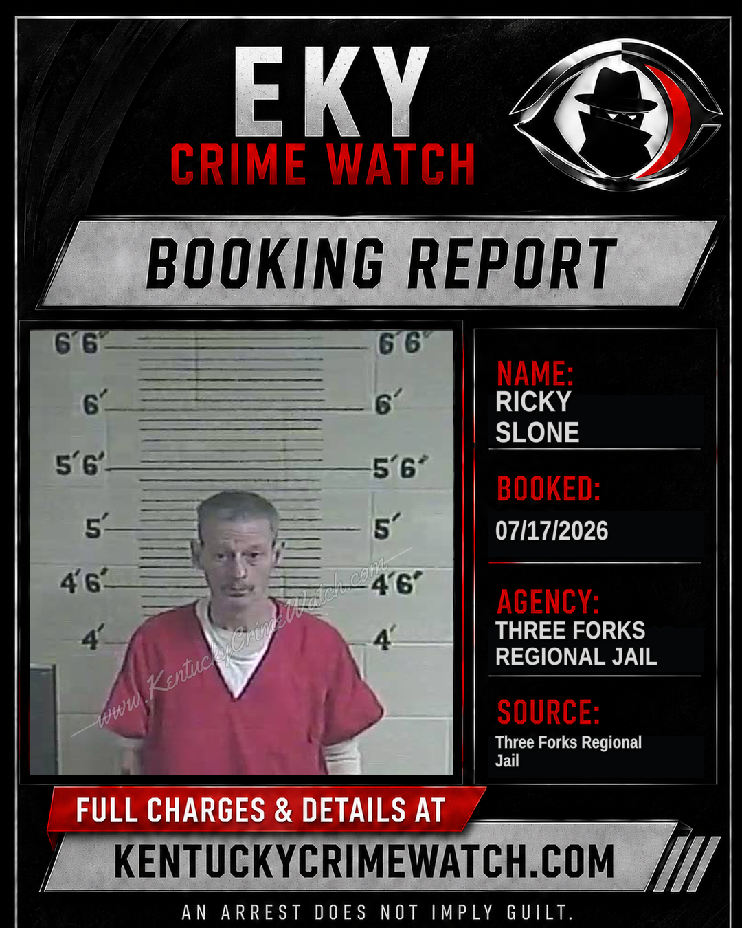 Ricky Slone booking image
