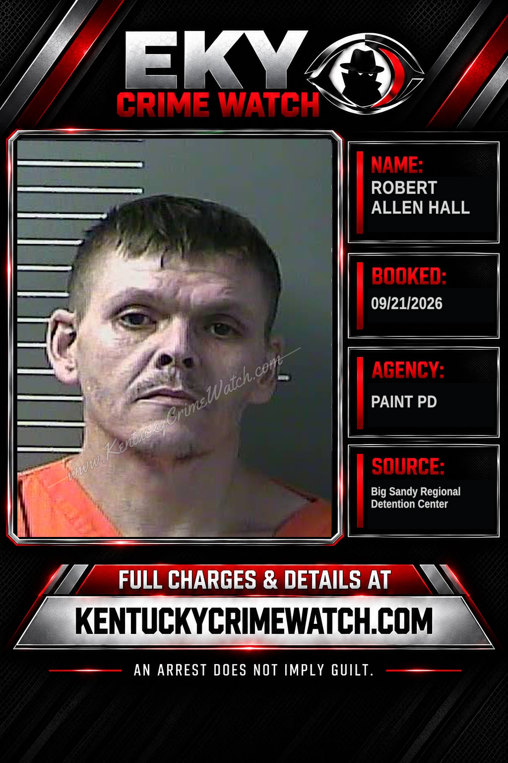 ROBERT ALLEN HALL booking image