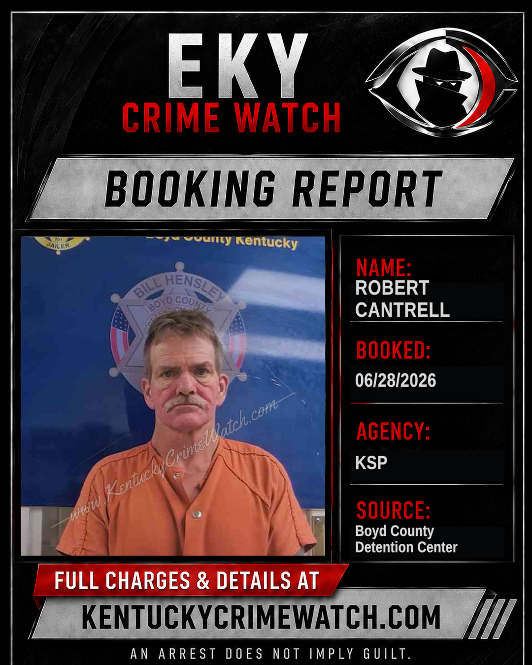 ROBERT CANTRELL booking image