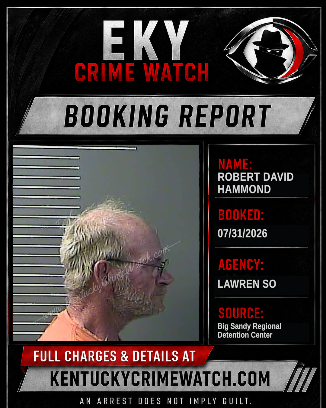 ROBERT DAVID HAMMOND booking image