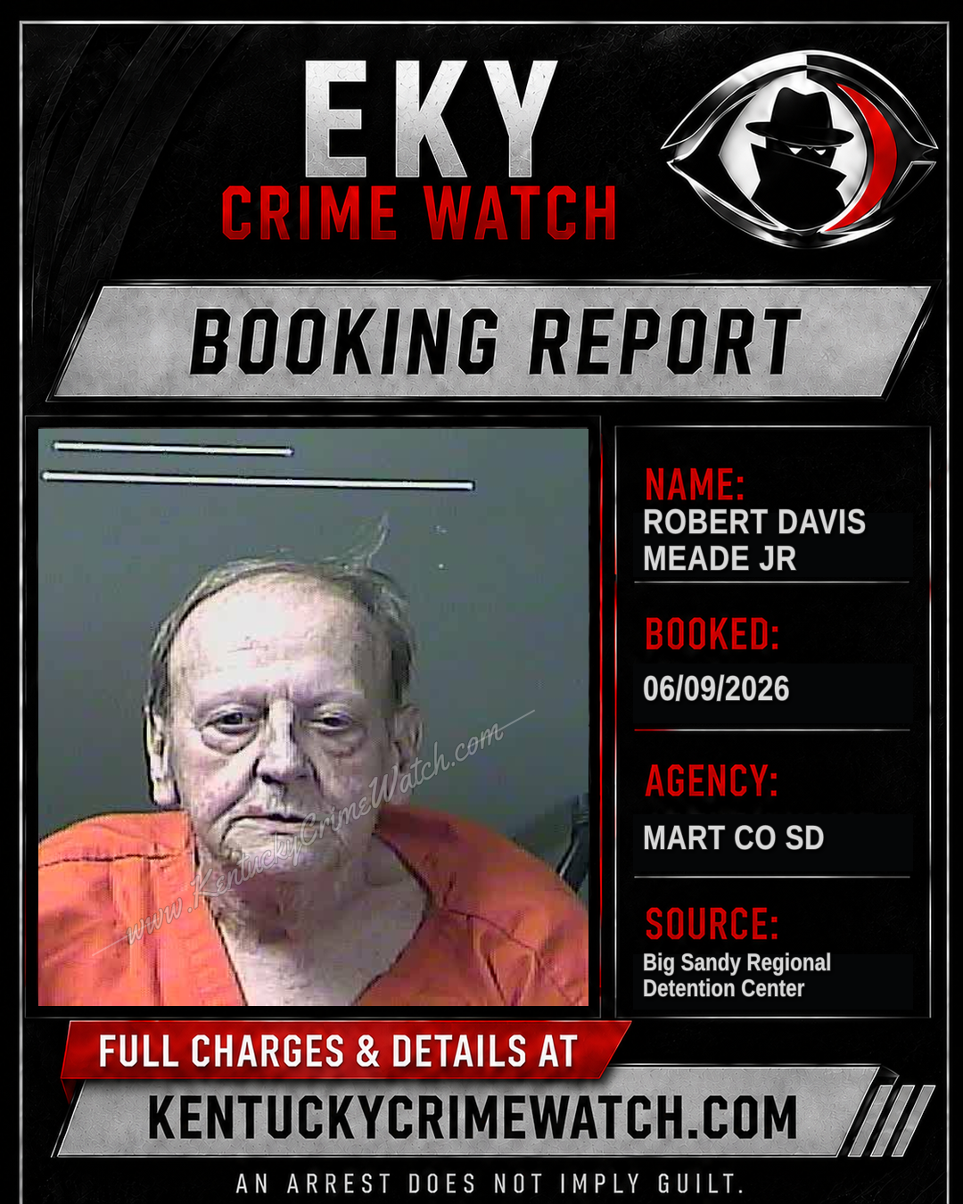 ROBERT DAVIS MEADE JR booking image