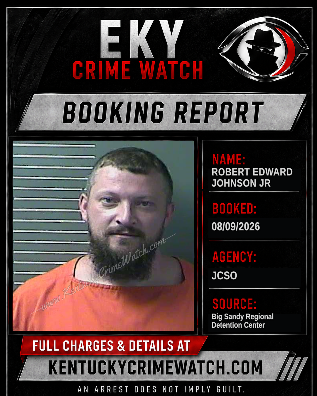 ROBERT EDWARD JOHNSON JR booking image