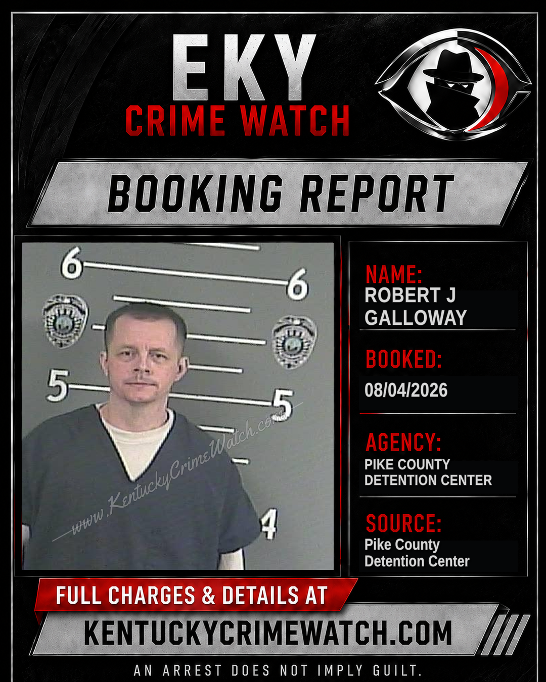 ROBERT J GALLOWAY booking image