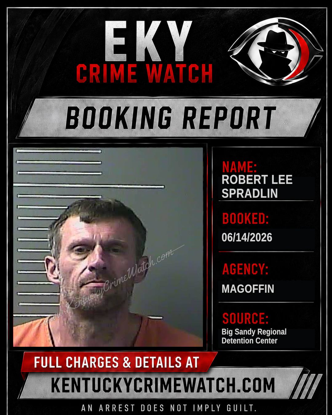 ROBERT LEE SPRADLIN booking image