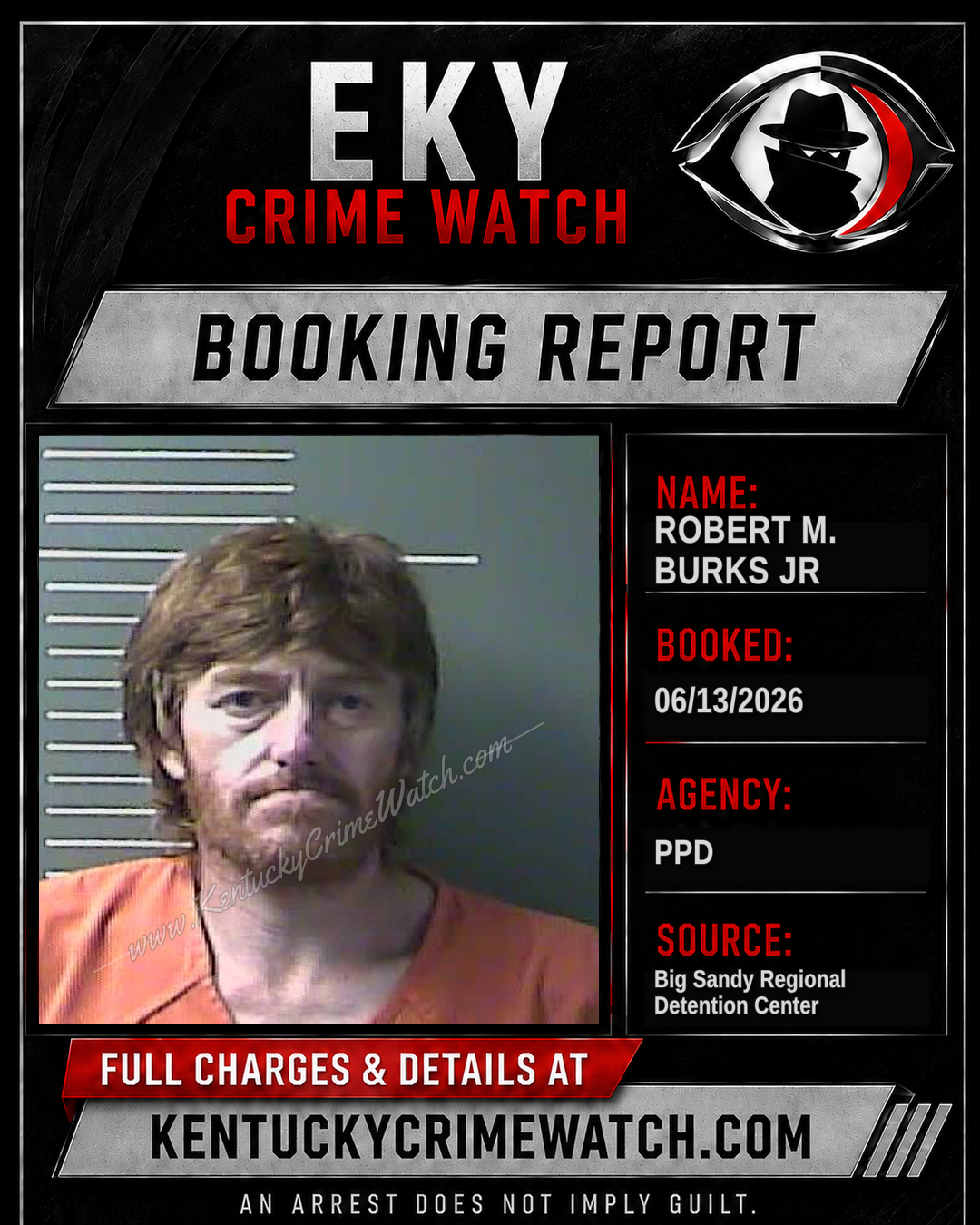 ROBERT M. BURKS JR booking image