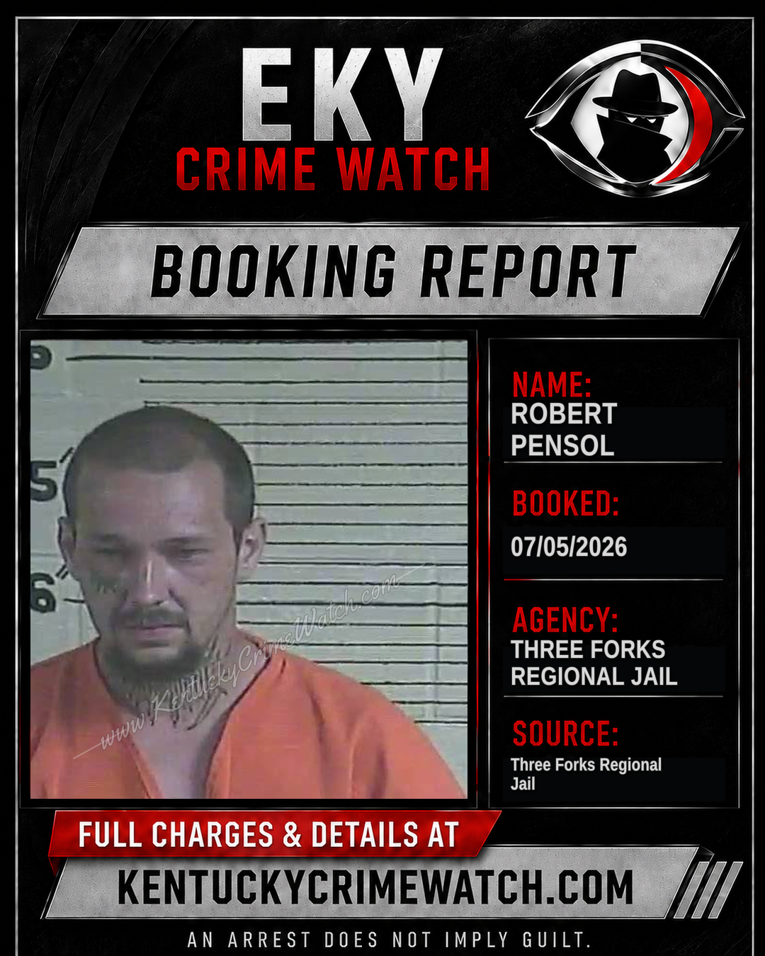 Robert Pensol booking image