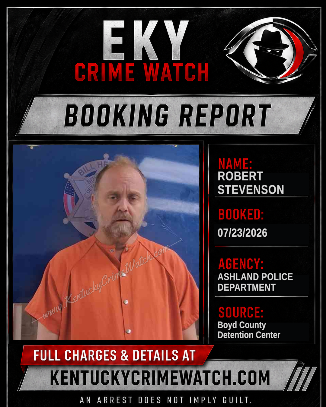 ROBERT STEVENSON booking image