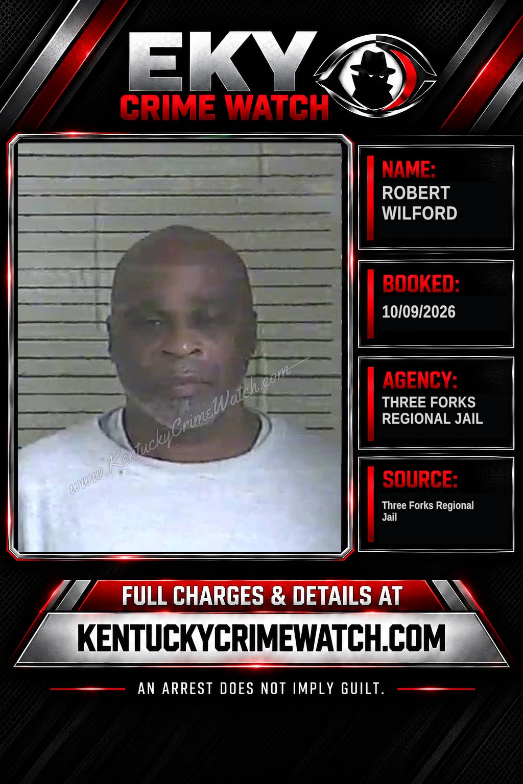 Robert Wilford booking image
