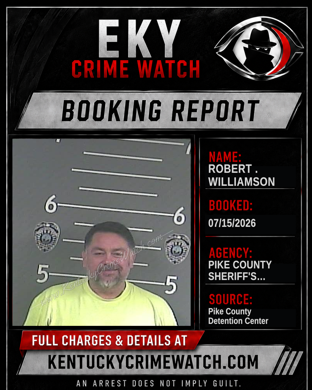 ROBERT . WILLIAMSON booking image