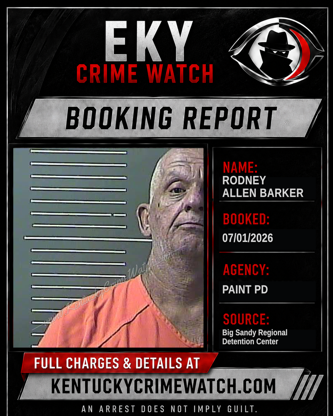 RODNEY Allen BARKER booking image