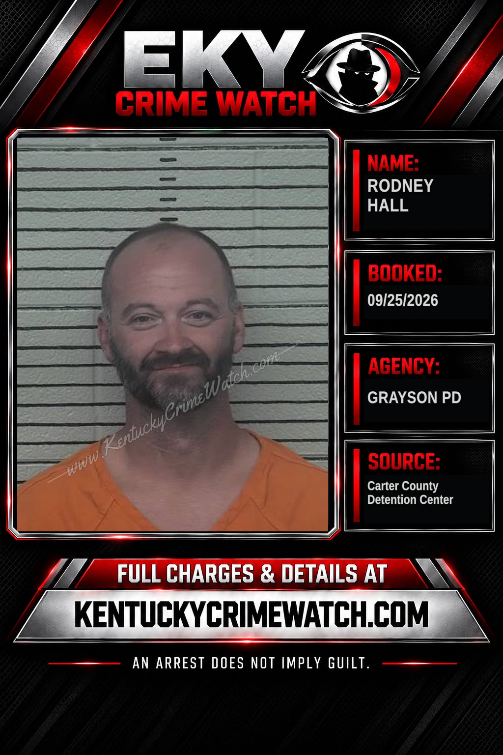 RODNEY HALL booking image