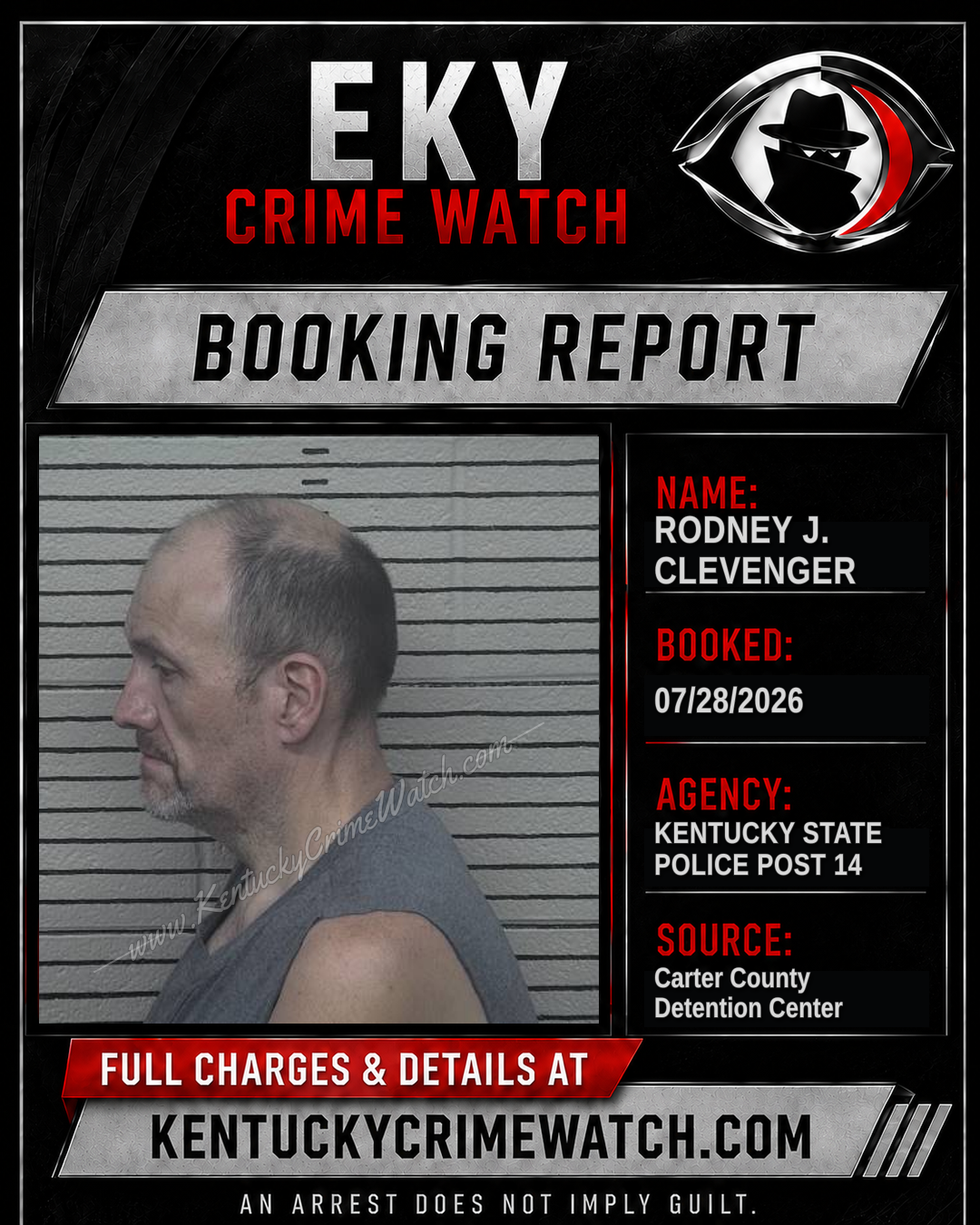 RODNEY J. CLEVENGER booking image
