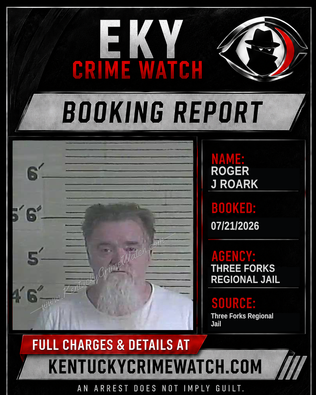 Roger J Roark booking image