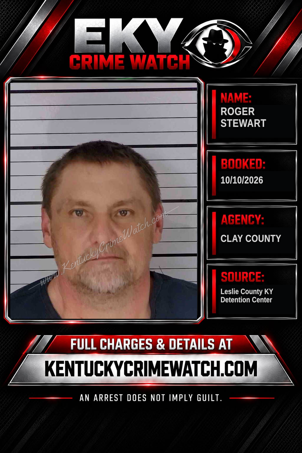 ROGER STEWART booking image