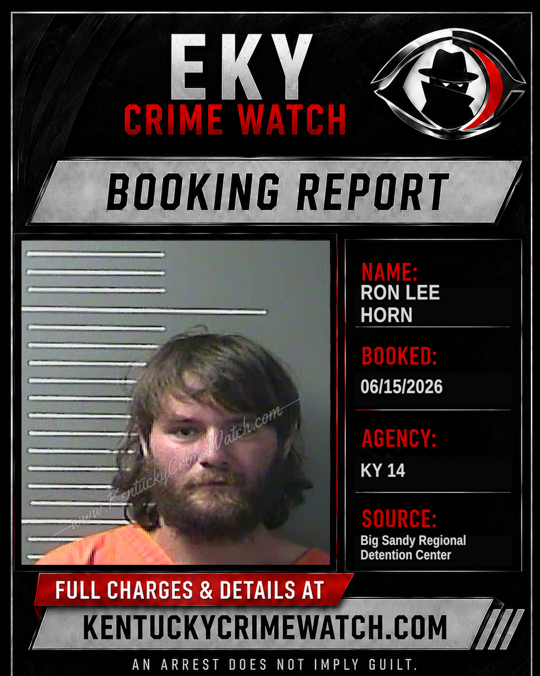 RON LEE HORN booking image