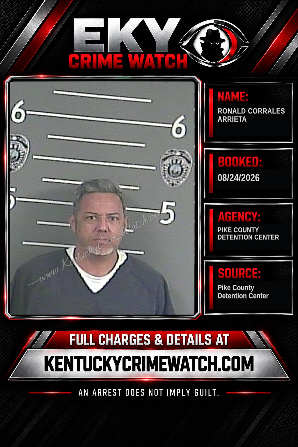 RONALD CORRALES ARRIETA booking image