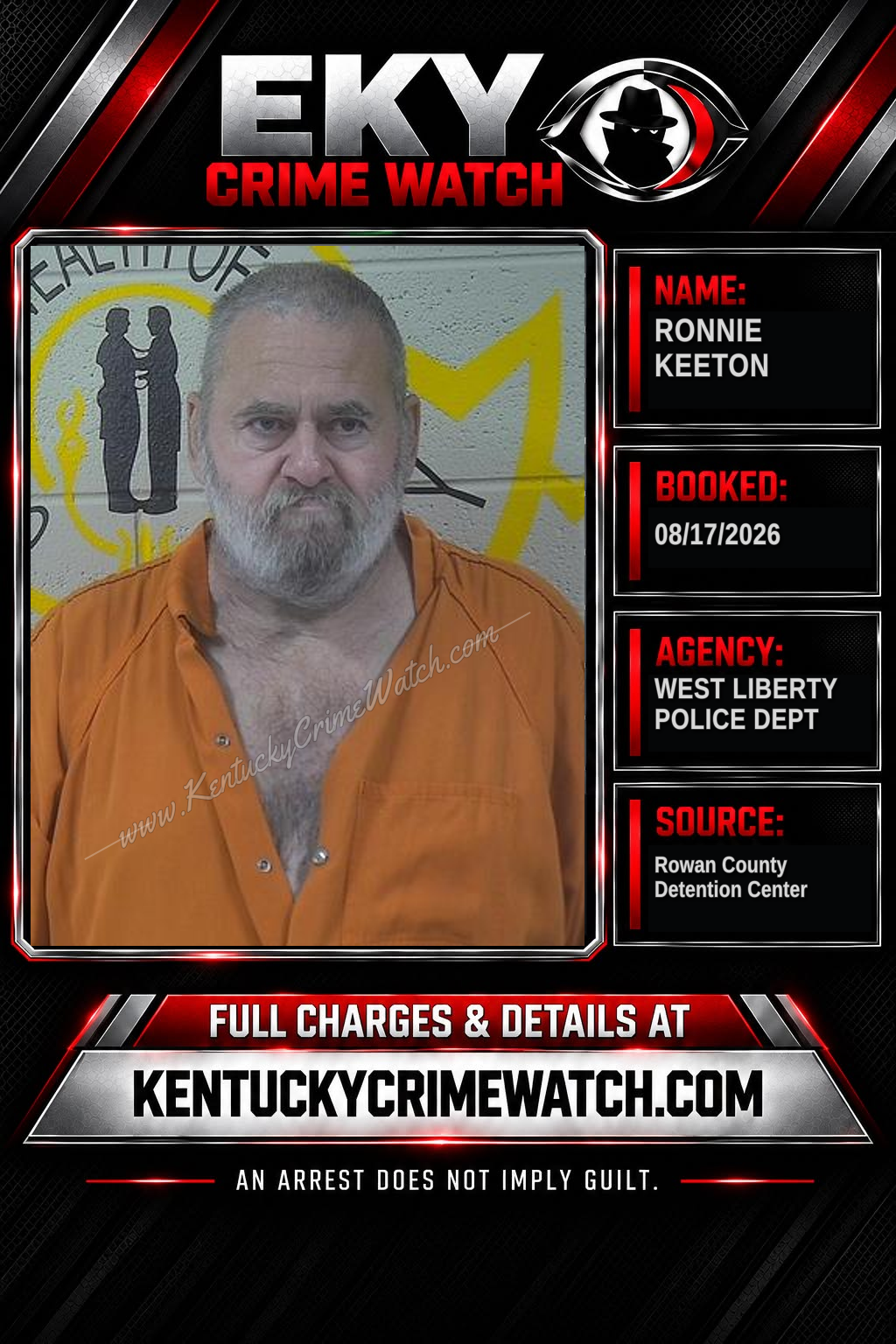 RONNIE KEETON booking image